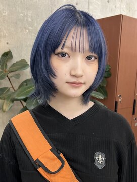 ノード(NODE) 栄フェイスレイヤー透明感カラー小顔 ブルー