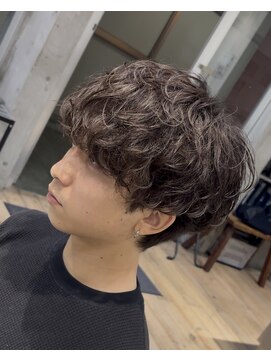 フィフスパーク(fifth PARK) 渋谷ラウンドマッシュルーズパーマメンズパーマシャドウパーマ