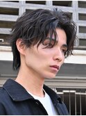 フェザーショートフェザーパーマニュアンスパーマショートヘア