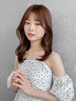 ロンドクレール 川崎(Lond clair) 韓国顔周り/ハイレイヤー/ミディアムレイヤーカット/川崎33