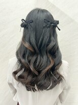 プルクラギンザ(PulchraGINZA) ハーフツイン/巻き下ろし/韓国/リボン/ヘアセット