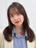 アイトーキョーエス 渋谷(AI TOKYO S)&nbsp;着物ヘア/ダークアッシュ/ミディアムレイヤーカット/渋谷