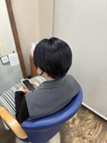 フィールリノ(FEEL lino)&nbsp;レディースショート、ブルーカラー、ブルーブラック