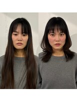 メロウ(me'lou)&nbsp;《me’lou》ミディアム×レイヤー20代30代40代50代