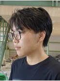 メンズ/センターパート/似合わせカット/ニュアンスパーマ
