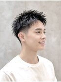 刈り上げありスパイキーショート　ベリーショート　メンズヘア