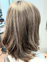 ヘア ルシェ(hair ruscha)&nbsp;【ヘアルシェ】おすすめ♪【ミディアム白髪ぼかしハイライト】