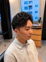 マジック(magic) 大人色気アップバング × シャドウウェーブパーマ