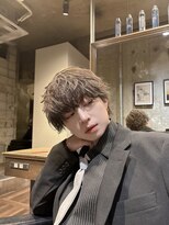 メンズココ メンズパーマ 韓国ヘア 日本橋店(MENS COCO) 無造作ラウンドマッシュ