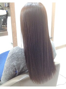 ヘアリラクシングルーラ(hair relaxing LuRa) アージュカラー　ロング