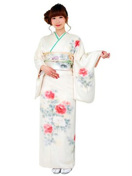 ゲッカビジン(GEKKABIJIN) レンタル訪問着AS46 34000円《東京着物レンタル六本木月下美人》