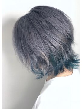 アクタノイドエット(acta noid etto) ハイトーングレイ&インナーターコイズ #Shunichi