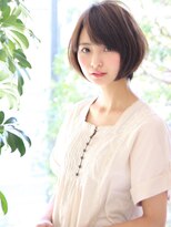 エムスラッシュ みなとみらい馬車道店(M SLASH)&nbsp;M.SLASH馬車道/斜めバング/前下がり/シアカラー/ナチュラルボブz