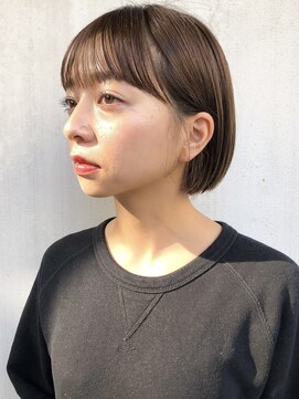 ミィ 表参道(mee.) 【mee.】 オリーブカラーハイライトカラー