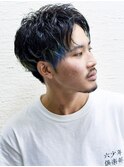 ショートレイヤーかき上げソフトツーブロックビジネス