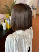 アークスヘアー&nbsp;ダークべージュ大人クール☆ツヤ感ワンカールストレートボブ