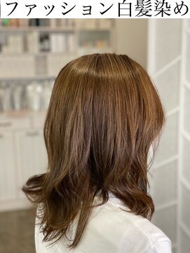 ツムグ 代官山店(TUMUGU) ファッションカラー脱白髪染めブリーチオンカラーハイライト