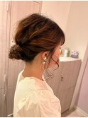 結婚式・パーティーに♪/ヘアアレンジ/ヘアセット/ローシニヨン