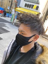 ツイストショートスタイルアップバングジェットモヒカン