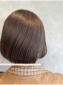 ボブ×グレージュ