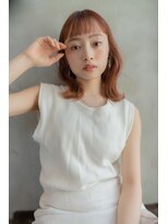 オースティン 登戸向ケ丘遊園(AUSTIN)&nbsp;大人かわいい前髪セシルカットココアブラウンフリンジウェーブ