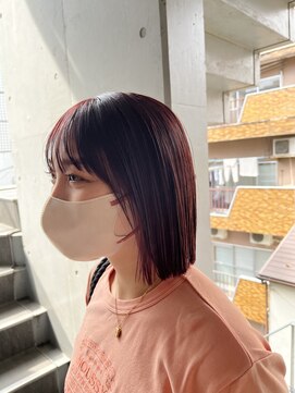 パム 恵比寿(PAM.) ワインレッドボブ