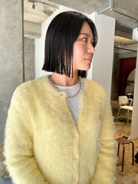 ハマモト 切りっぱなしボブ