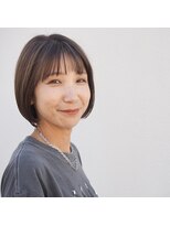 エン(en.)&nbsp;コンパクトボブ/シースルーバング/白髪ぼかし/