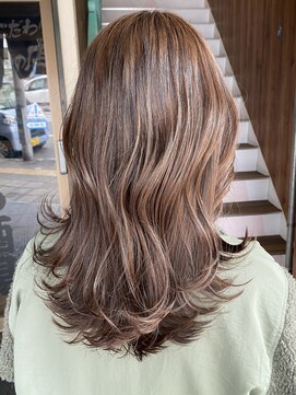 アヴァンス 天王寺店(AVANCE.) 透明感カラー×ピンクベージュ