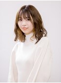 パーマスタイル+インナーカラー