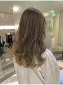 ミルクティーグレージュ ダブルカラー
