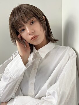 ラグゼ(Luxe) 【Luxe井上彩】オリーブベージュレイヤーカットウェットヘア