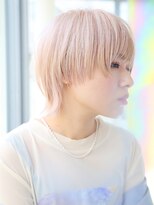 エムスラッシュ みなとみらい馬車道店(M SLASH)&nbsp;韓国風/ホワイトブロンド/ミニボブ/ウルフマッシュ/馬車道