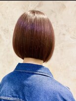 グリッター 仙台中央店(GRITTERs)&nbsp;大人可愛い♪丸みボブピンクベージュ☆10代20代30代◎