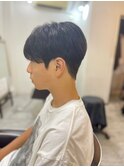 MEN’SHAIR韓国風シースルーマッシュスタイル