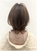 ひし形ネオウルフ×バレイヤージュ　ウルフカット