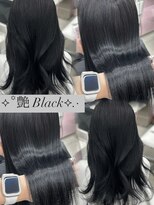 エヌアイ オモテサンドウ(ni omotesando) 艶Black★ 地毛風カラー 透明感カラー ブルーブラック