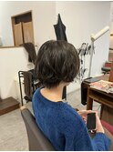 ショートボブ ゆるふわウェーブ
