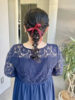 ゴウトゥデイシェアサロン 町田店(GO TODAY SHAiRE SALON)&nbsp;お呼ばれ編み下ろしアレンジ♪