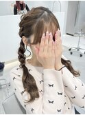 【新宿駅/新宿三丁目/ヘアセット/オタクヘアメ/ツインテール】