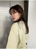 ミニウルフデジタルパーマチェリーブラウンオリーブグレージュ