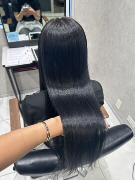 フォルテノエル 静岡鷹匠店(FORTE Noel) ブルーブラック/髪質改善/ダブルカラー/寒色カラー