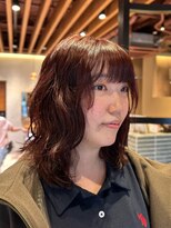 ニコ(NICO)&nbsp;ピンクブラウンパーマ1126小顔