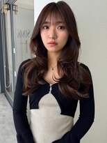 ソヨン 栄店(SOYON) 似合わせカット/ミディアムレイヤーカット/大人ガーリー/くせ毛