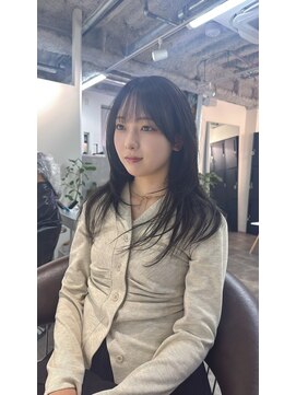 アフィナー 新宿(Afinar) ブリーチハイライト髪質改善ダブルカラーレイヤーカット/新宿駅