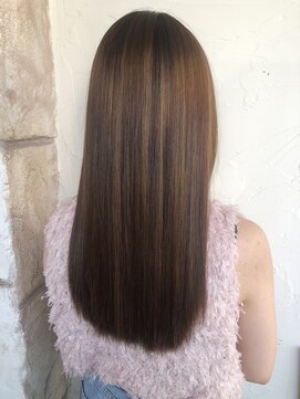 オートゥール(hair room Auteur) 美髪ストレート×髪質改善◎艶髪ロング 20代30代