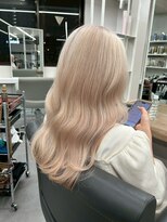 Beleza 川越 -ブリーチ・ハイトーン・ダブルカラー・エクステ・羽エクステ- 17843ホワイトシャンパンベージュミルクティーブラウン韓国巻き