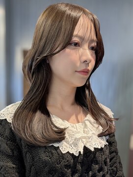 マッシュ チャヤマチ(MASHU chayamachi) 柔らか透明感カラー/ブリーチなし/オリーブブラウン/大阪梅田