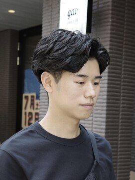 ガオプロデュースバイレボ(gao produced by revo) フェザーパーマ/フェザーショート/ニュアンスパーマ/刈り上げ