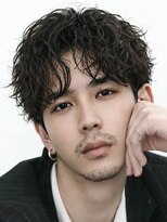 LEGIT BRIGHT KANAZAWA MEN'S HAIR SALON【4月1日NEW OPEN（予定）】&nbsp;刈り上げセンターパート/波巻きツイストスパイラル/金沢